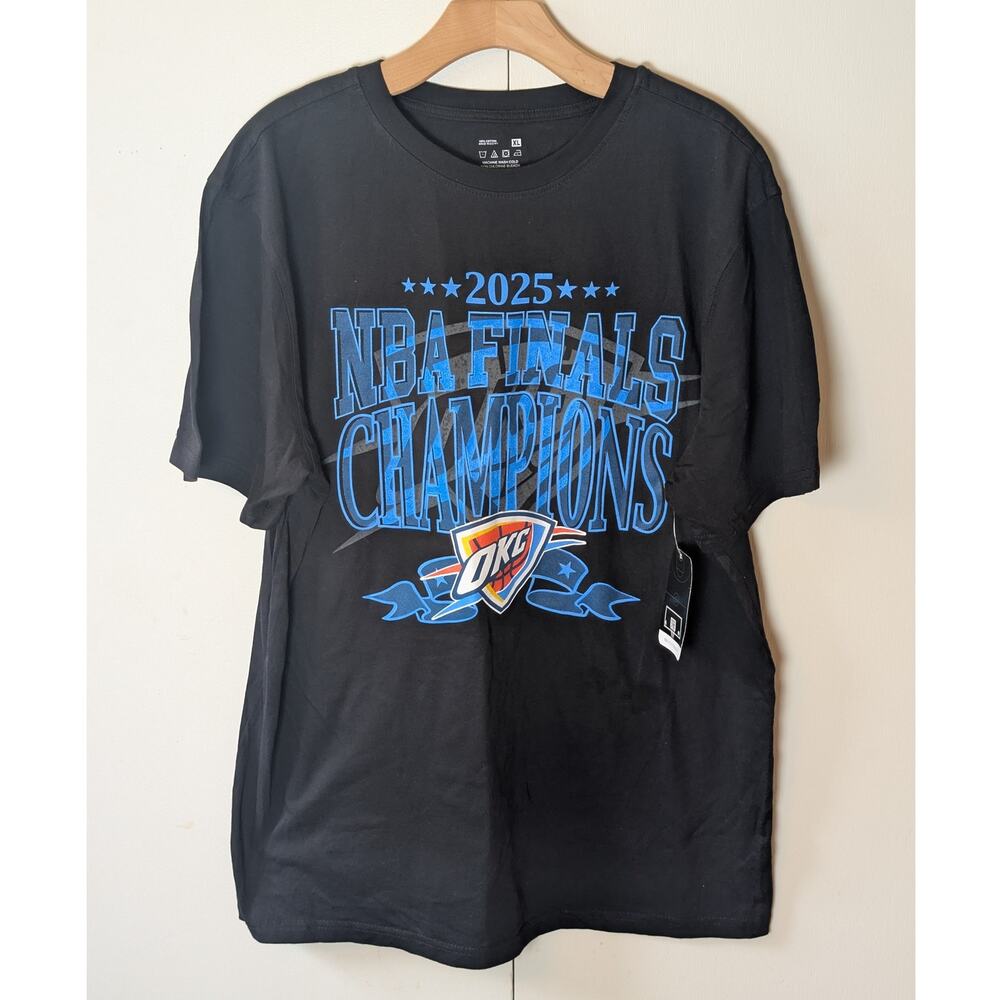 NBA 2025 Mens Black T-Shirt XL